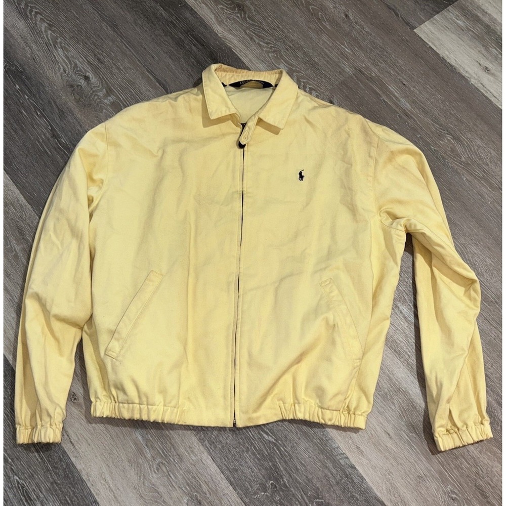 vintage 90's Polo Ralph Lauren full-zip jacket Harrington Bomber Jacket Large